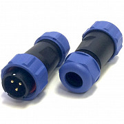 SP2113/P3 - Разъем папа, IP68, 3 pin - пайка, до 30A, до 500V, Ответный разъем блочный штекер, крепл Москва