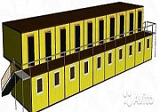 Модульное общежитие из 20 блок-контейнеров Омск