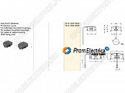 19 41 006 5404 Защитная крышка, размер 6В, две защелки, IP65, 19410065404 HARTING Москва