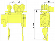 Таль электрическая, грузоподъемность – 10 т, высота подъема – 12 м., ТЭ-10000 Нижний Новгород