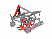 Культиватор-окучник универсальный КОН-2х0, 7 с регулируемым междурядьем с шириной захвата 1, 8 м Великие Луки