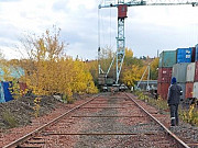 Ремонт подкрановых путей козлового крана Красноярск