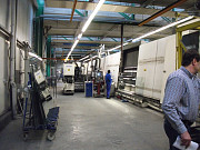 Стеклопакетная линия Lenhardt 2300X3800 с газ прессом и роботом герметизации. Ейск