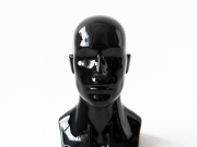 Голова мужская "Beauty", черная, глянцевая A124 Челябинск