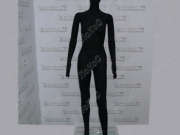 Манекен женский 175 см, 89-65-86 см, черный глянец J02/Black Челябинск