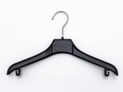 Вешалка для трикотажа и легкой одежды с крючками черная, L=32см X566-А Челябинск
