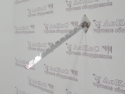 Кронштейн на стену наклонный 10 выемок, L=405 мм, хром 3002В Челябинск