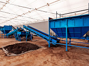 Линия по смешиванию, подготовке и производству почвогрунта, компоста, торфа Москва