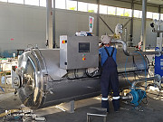 Горизонтальный промышленный автоклав для термической обработки консерв Краснодар