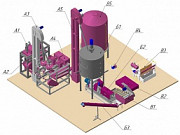 Линия отжима масла, 1000 кг/ч (однократное горячее прессование) Волгоград
