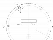 Крышка судового люка ДУ Ø 350 стальная, круглого сечения Волгоград