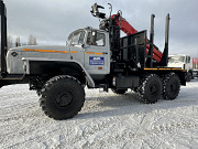 Лесовозный автопоезд Урал с манипулятором Велмаш 10-74 Екатеринбург