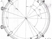 Крышка судовая ДУ Ø 1000 на барашках тип «Волго-Дон» Санкт-Петербург