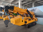 Мобильный мини-кран 5 тонн с подвесной корзиной модель JB-DC5T Москва