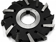 Фреза дисковая 3-х сторонняя d100х14х27 с рифлеными ножами Р6М5 (в комплекте запасные ножи) Москва
