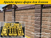 Аренда пресс форм, матрицы для декоративных колотых блоков напрокат в России Москва