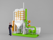 Пиролизное оборудование – инсинератор переработки ТБО мощностью 1650 тонн Новочеркасск