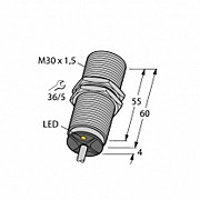 BI10-M30-AP6X Индуктивный датчик M30 x 1,5, PNP, 10... 30 VDC Москва