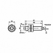 LM18-3005PA Индуктивный датчик (чувств. = 5 мм, 6...36 В DC, PNP Москва