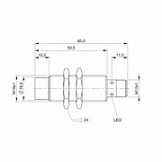 M18MG-UAC80F-S04G Датчики индуктивные 5 мм, DC 24,00 В, BAW002C Balluff Москва