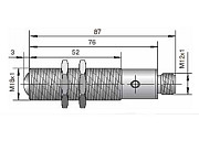 ВБО-М18-76Р-9100-Н Бесконтактный выключатель 10-30 В DC М18х76 латунь ник Москва