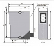 ВБО-У25-80Р-8111-СА Бесконтактный выключатель 10-30 В DC, 25х60х80 пластм Москва