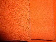 Листы из пористой оранжевой губки (натуральной резины) Краснодар