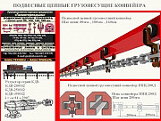 Конвейер для порошковой покраски подвесной цепной грузонесущий Москва