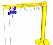 Кран с ручным поворотом консоли серии ККРв – 3 . Производств Воронеж